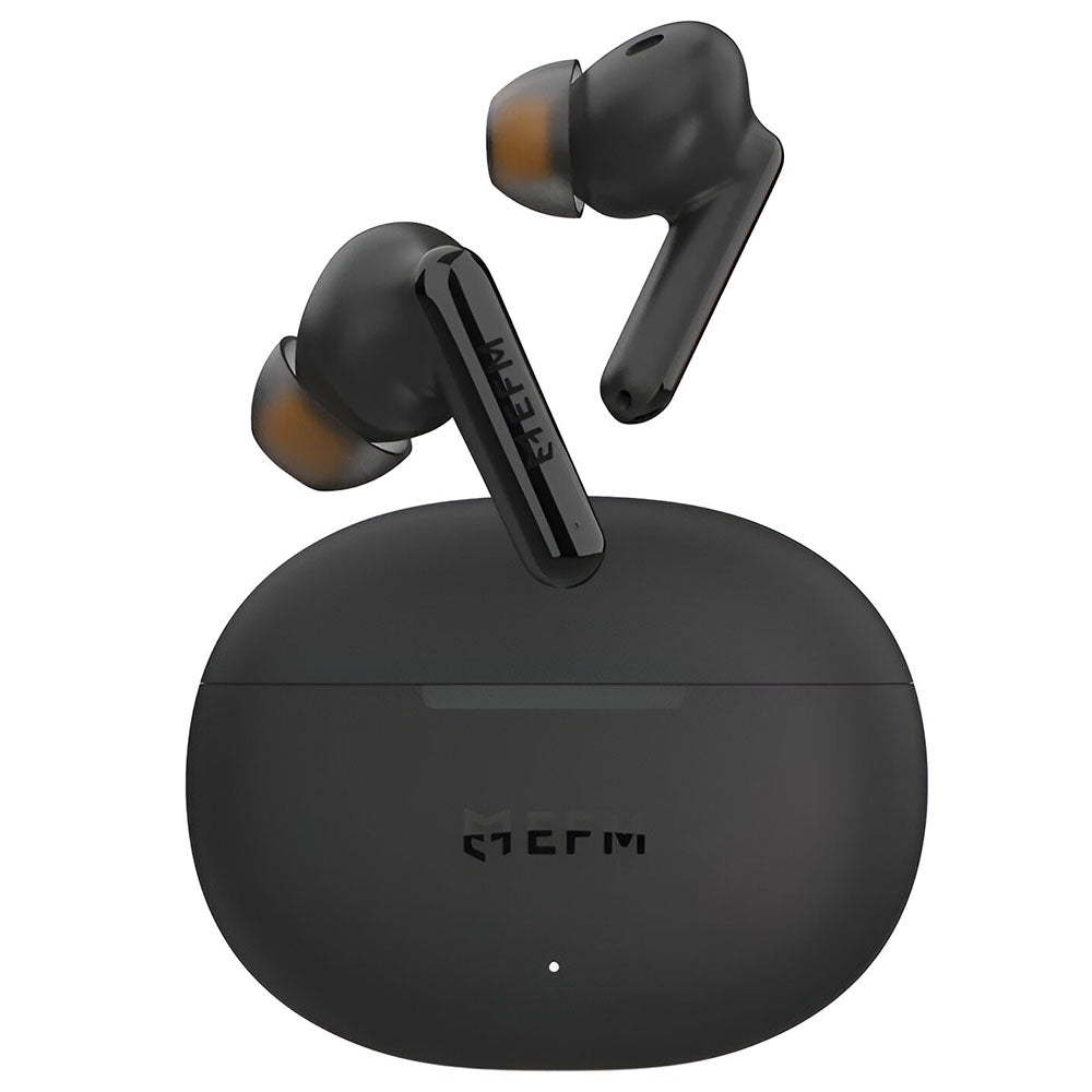 EFM Boston TWS Earbuds with Wireless Charging - Black
