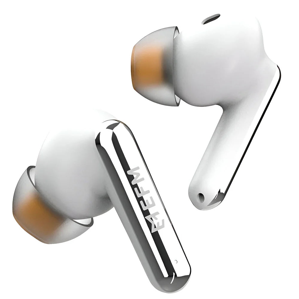 EFM Boston TWS Earbuds with Wireless Charging - White