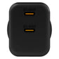 EFM ECO 40W Dual Port Wall Charger With GaN, Power Delivery and PPS (Black)