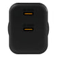 EFM Eco 50W Dual Port GaN Wall Charger with PD and PPS - Black