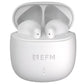 EFM Kansas TWS Earbuds with Fast Charge - White
