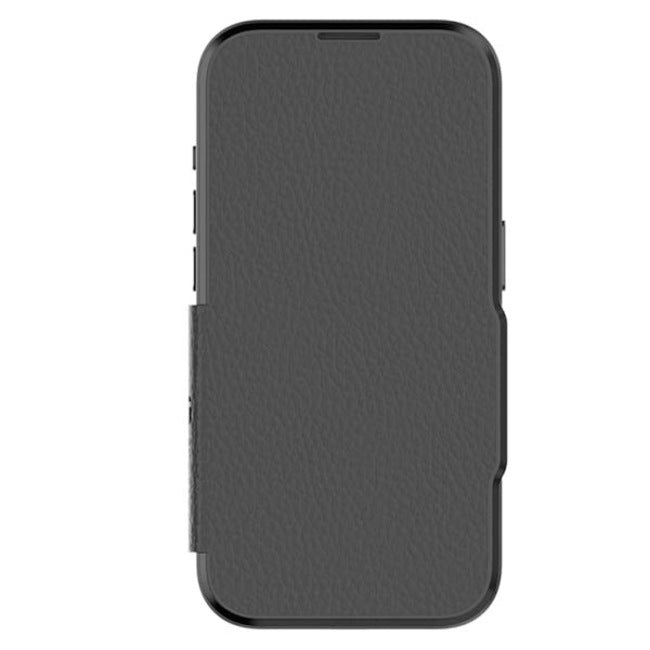 EFM Monaco Wallet Armour with D3O Case For iPhone 15 Pro Max - Black / Space Grey