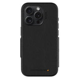 EFM Monaco Wallet Armour with D3O Case For iPhone 15 Pro Max - Black / Space Grey