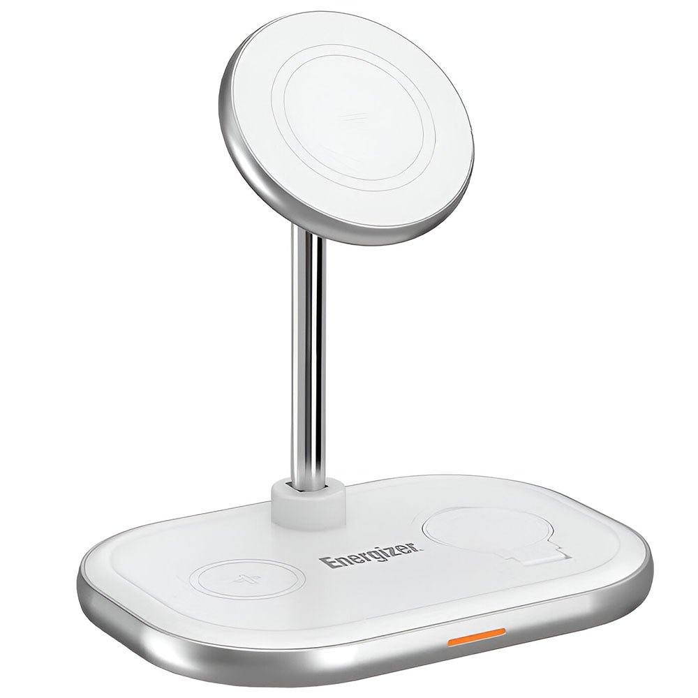Energizer WCP303 3 in 1 MagSafe Wireless Charging Station – White