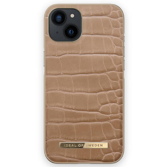 Ideal Of Sweden Atelier Case For iPhone 13 - Camel Croco