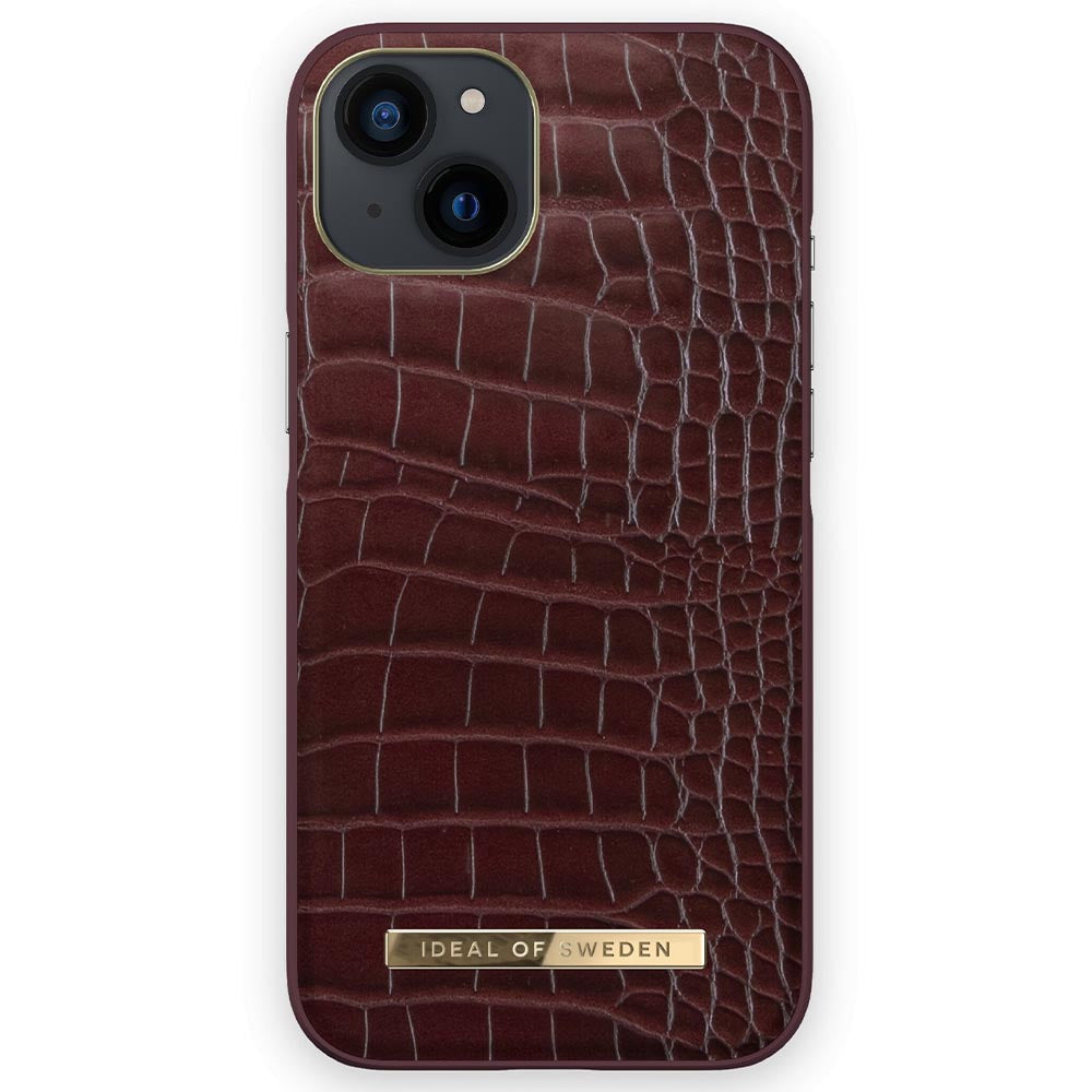 Ideal Of Sweden Atelier Case For iPhone 13 - Scarlet Croco