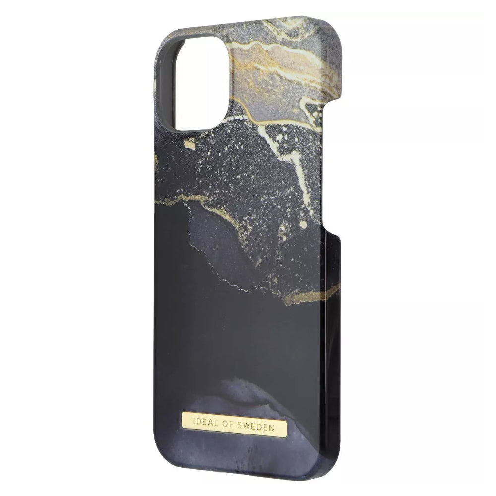 Ideal Of Sweden Fashion Case For iPhone 13 - Golden Twilight Marble