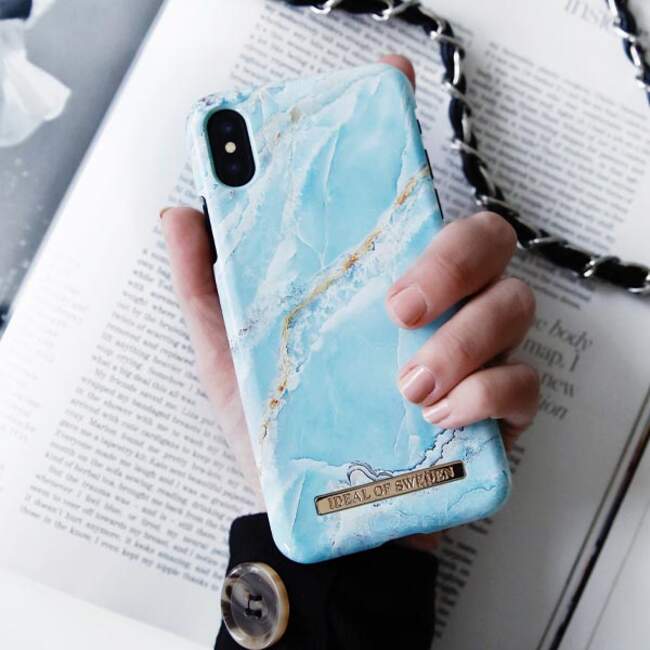 Ideal Of Sweden Fashion Case For iPhone XS Max - Island Paradise Marble