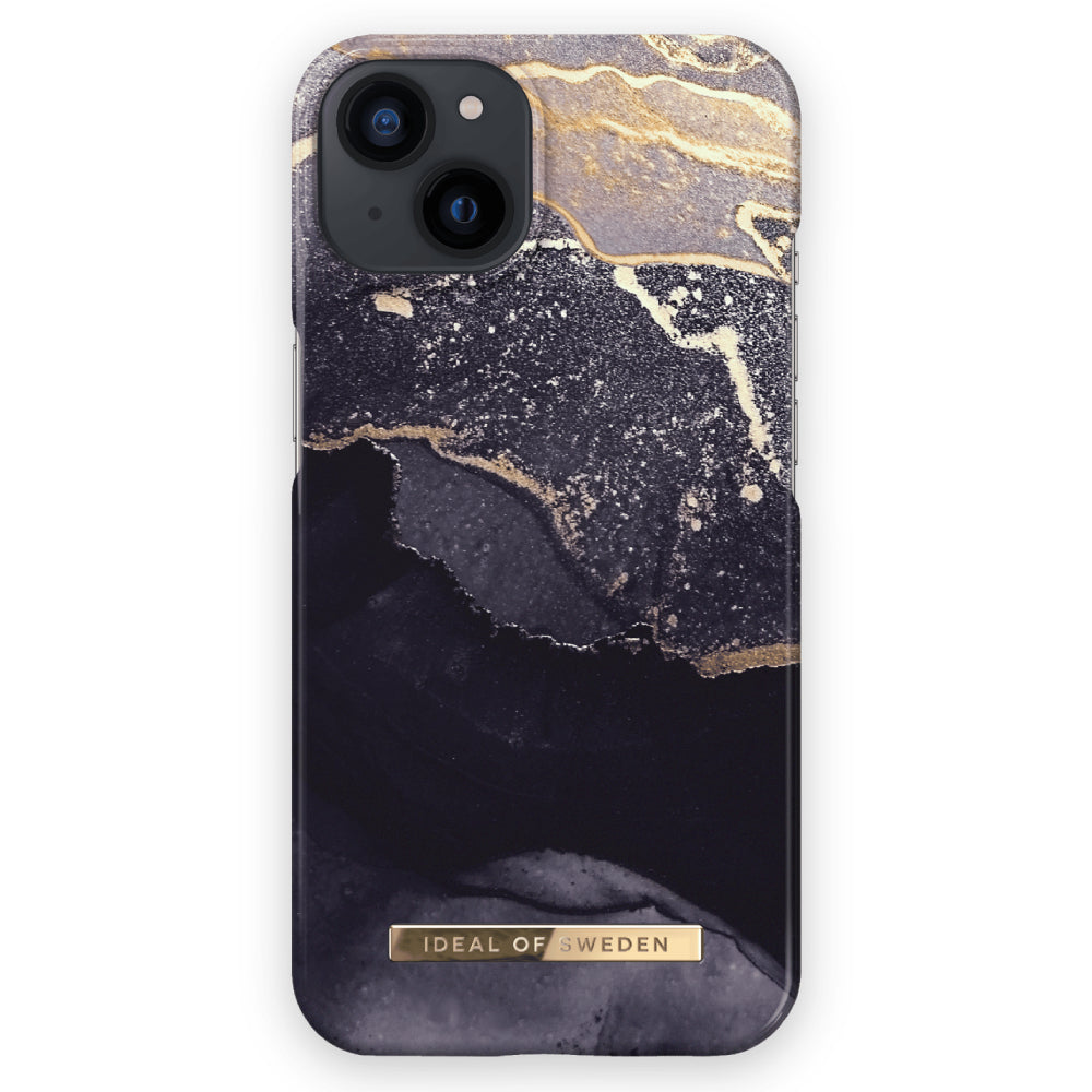 Ideal Of Sweden Fashion Case For iPhone 13 - Golden Twilight Marble