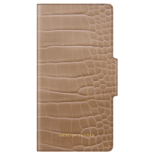 Ideal of Sweden Atelier Wallet Case For iPhone 13 - Camel Croco