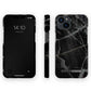 Ideal of Sweden Black Thunder Marble Case For iPhone 13/14