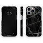 Ideal of Sweden Black Thunder Marble Case For iPhone 14 Pro