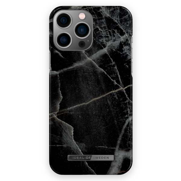 Ideal of Sweden Fashion MagSafe Black Thunder Marble Case For iPhone 14 Pro