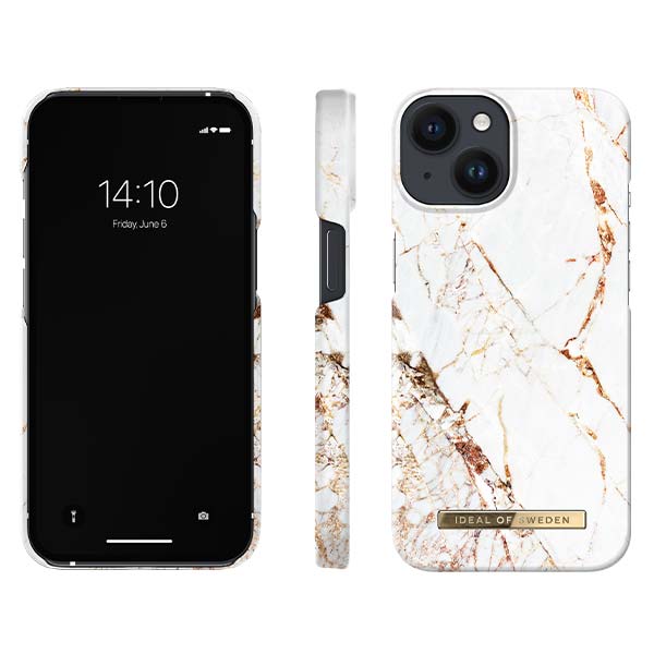 Ideal Of Sweden Fashion Case For iPhone 13/14 Carrara Gold