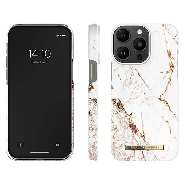 Ideal of Sweden Carrara Gold Case For iPhone 14 Pro