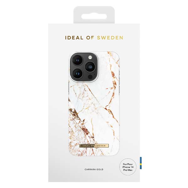 Ideal of Sweden Carrara Gold Case For iPhone 14 Pro