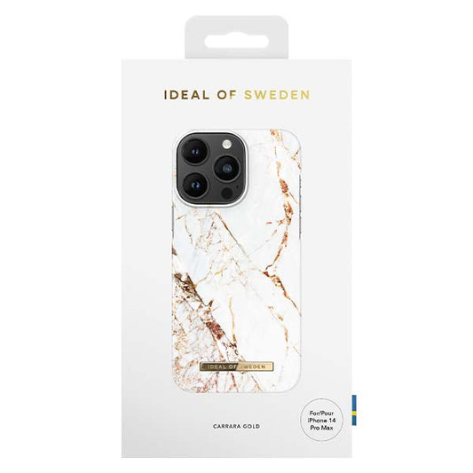 Ideal of Sweden Carrara Gold Case For iPhone 14 Pro