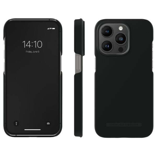 Ideal of Sweden Seamless Case For iPhone 14 Pro - Coal Black