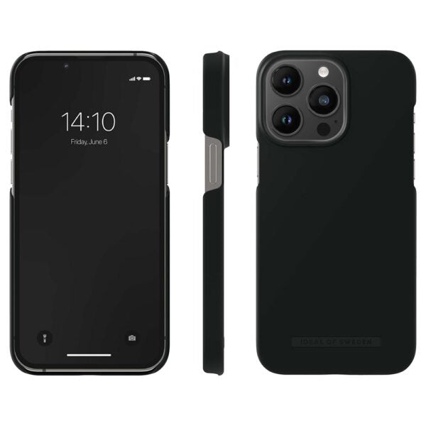 Ideal of Sweden Seamless Case For iPhone 14 Pro Max - Coal Black
