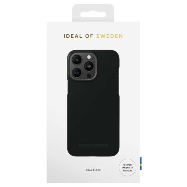 Ideal of Sweden Seamless Case For iPhone 14 Pro Max - Coal Black