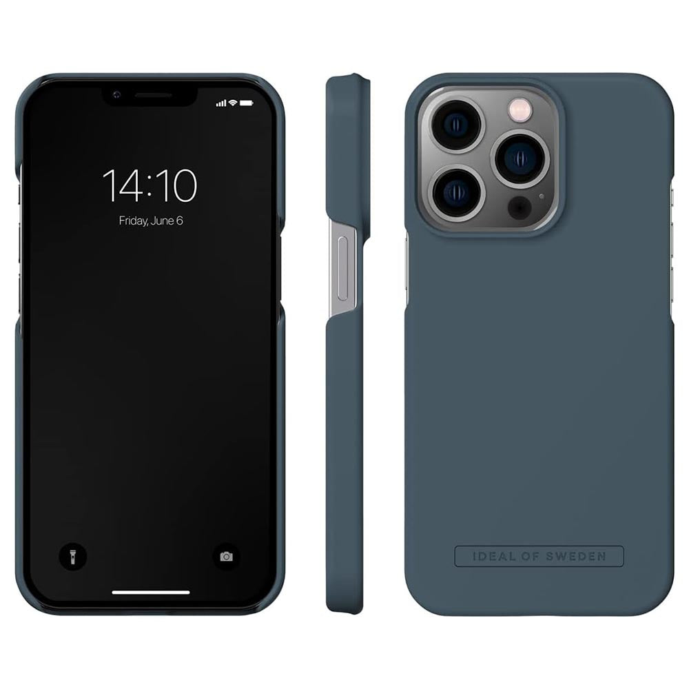 Ideal of Sweden Seamless Case For iPhone 14 Pro - Midnight Blue