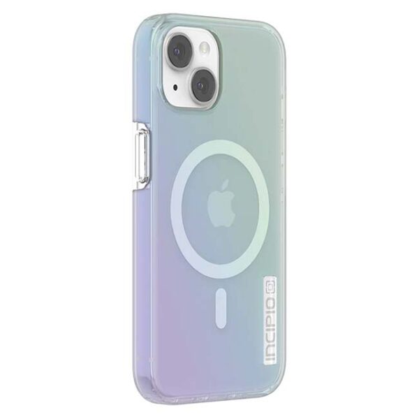 Incipio DualPro Platinum MagSafe Case For iPhone 14 - Platinum Iridescent