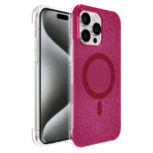 Incipio Forme Protective MagSafe Case For iPhone 15 Pro Max - Pink Glitter
