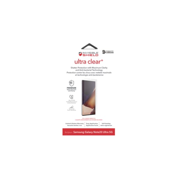 InvisibleShield Ultra Clear Plus For Galaxy Note20 Ultra