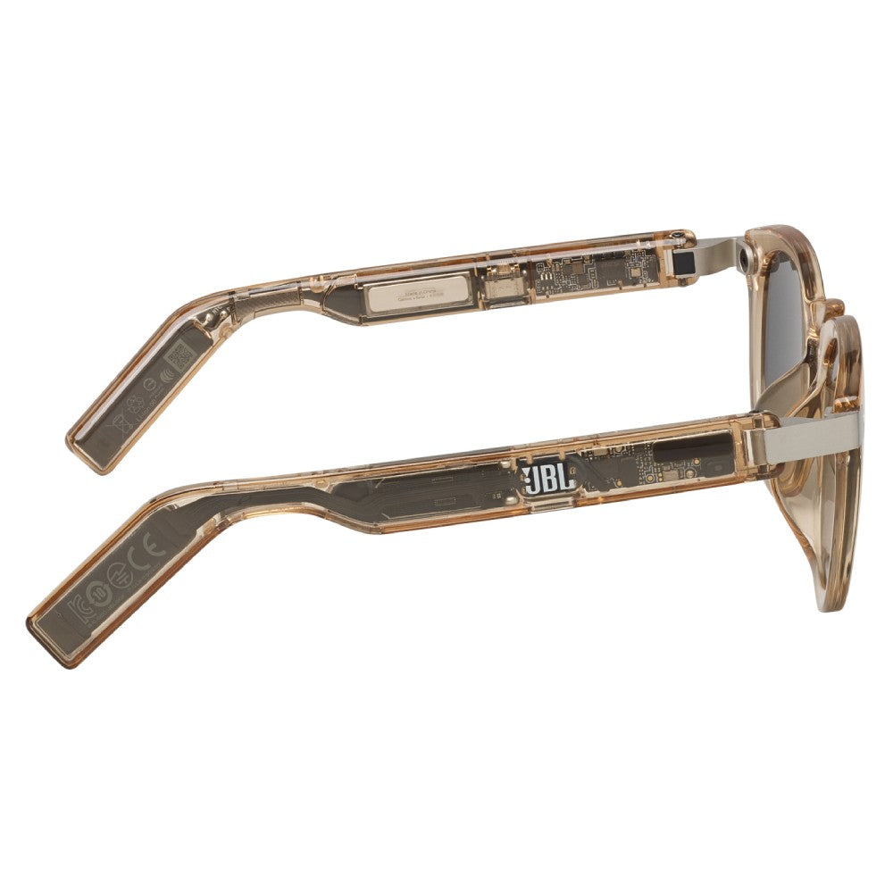 JBL SoundGear Frames Round Glasses (Amber)