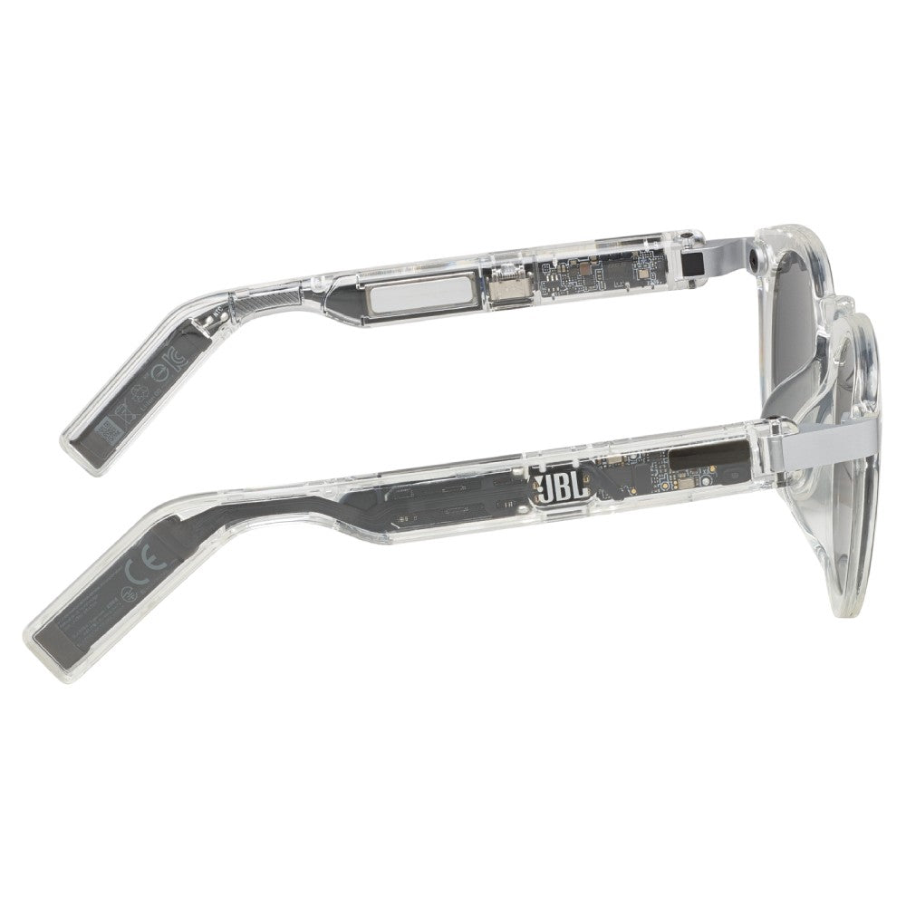 JBL SoundGear Frames Round Glasses (Pearl)