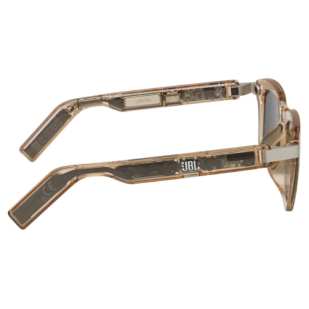 JBL SoundGear Frames Square Glasses (Amber)