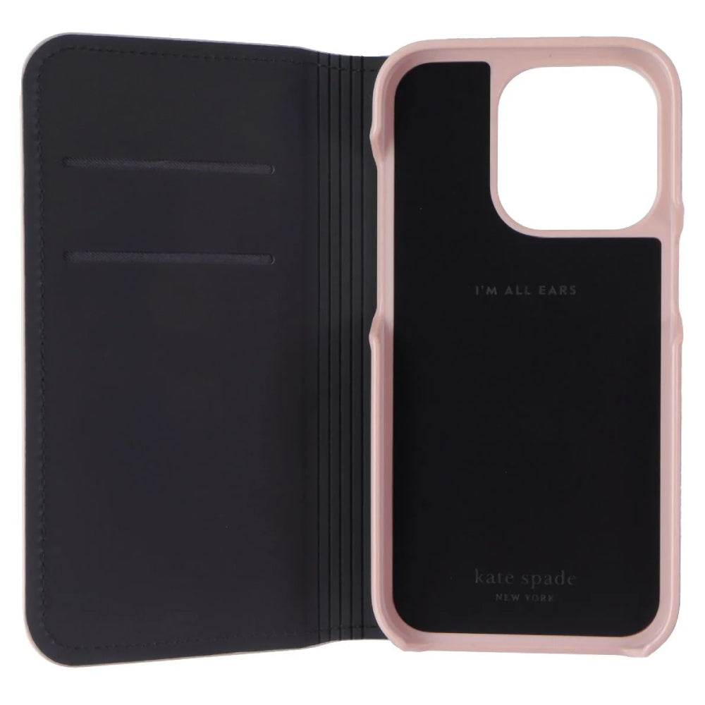 Kate Spade New York Folio Case For iPhone 14 Pro - Black