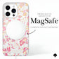 Kate Spade New York Protective Hardshell MagSafe Case For iPhone 15 Pro Max - Flowerbed Pink