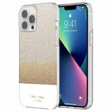 Kate Spade New York Protective Case For iPhone 13 Pro - Glitter Block White