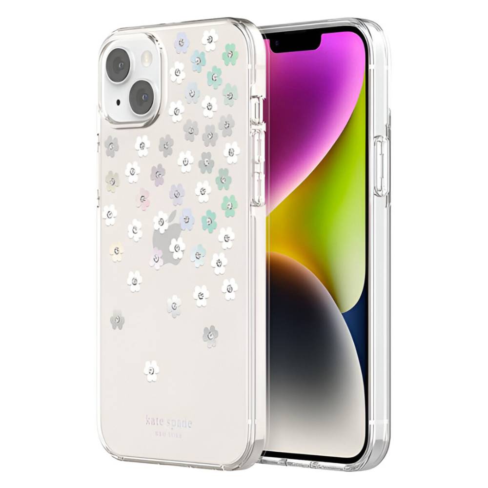 Kate Spade New York Protective Hardshell Case For iPhone 14 Plus - Scattered Flowers