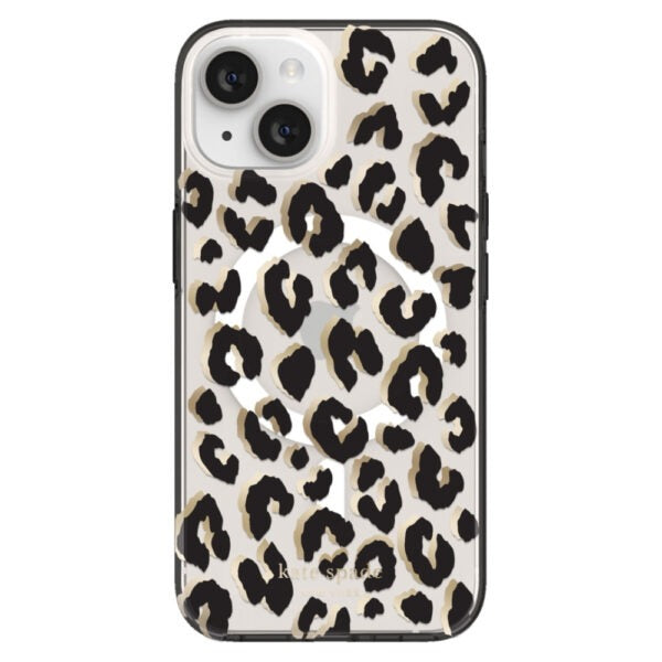 Kate Spade New York Protective Hardshell MagSafe Case For iPhone 14 Plus - City Leopard