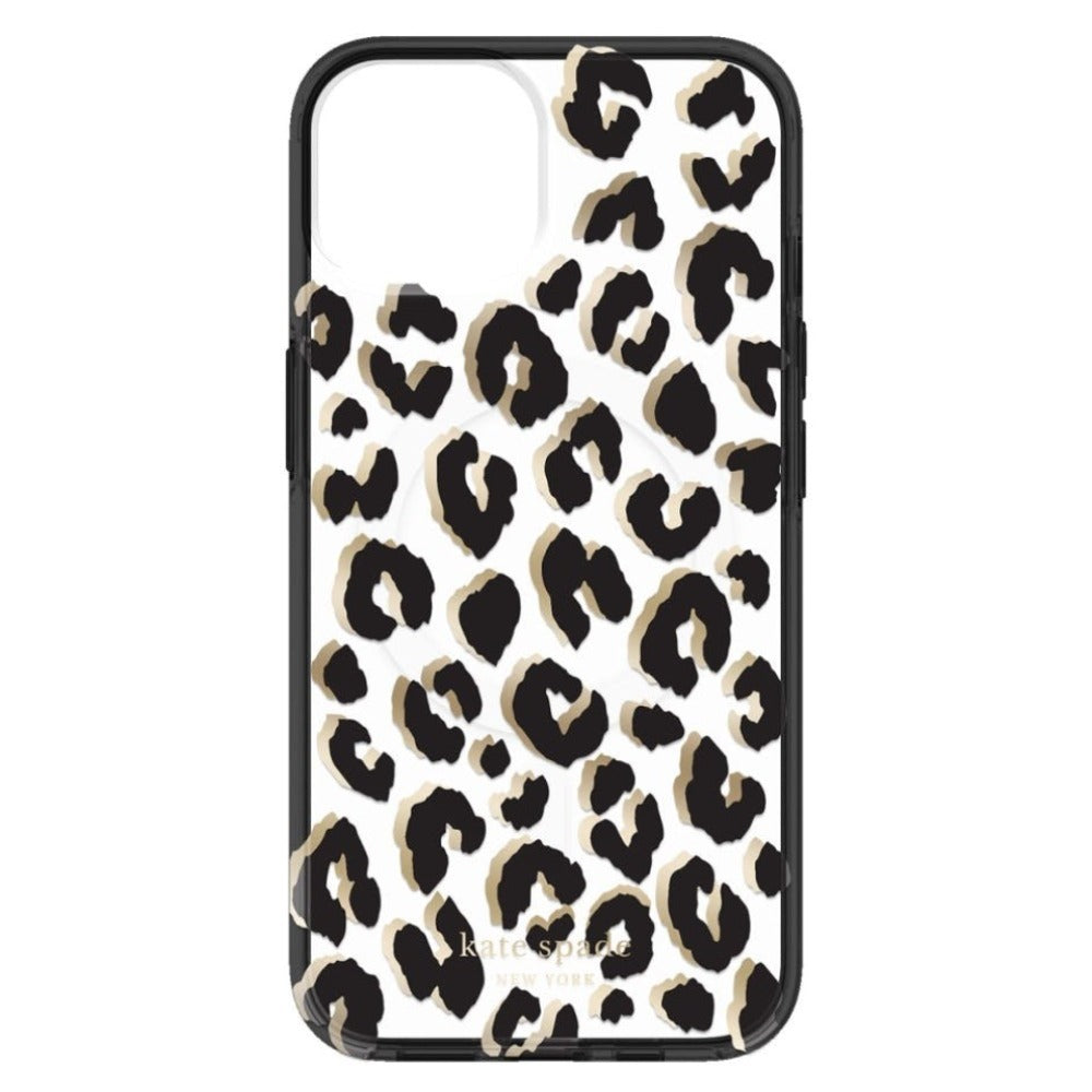 Kate Spade New York Protective Hardshell MagSafe Case For iPhone 14 Plus - City Leopard