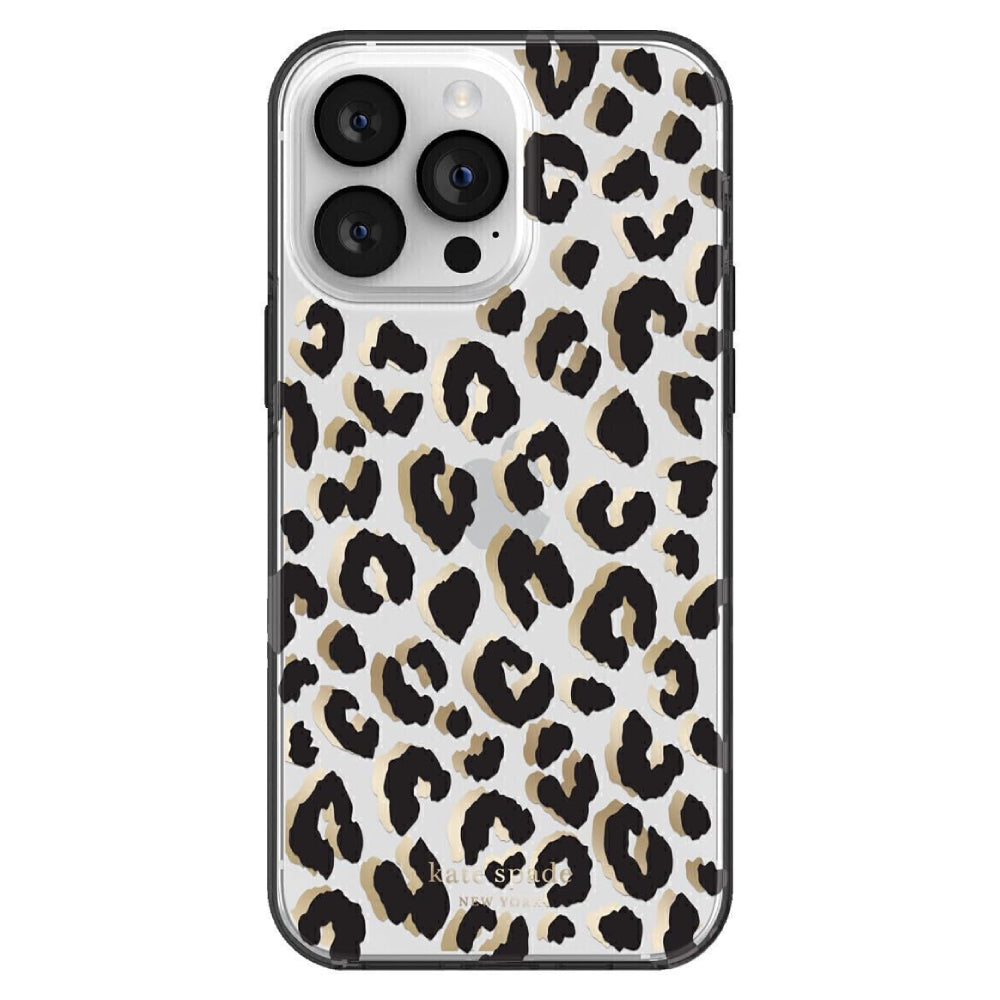 Kate Spade New York Protective Hardshell Case For iPhone 14 Pro - City Leopard