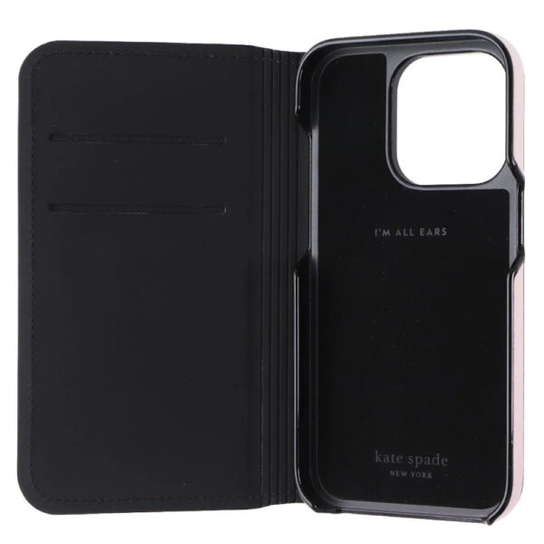 Kate Spade New York Folio Case For iPhone 14 Plus - Pale Vellum