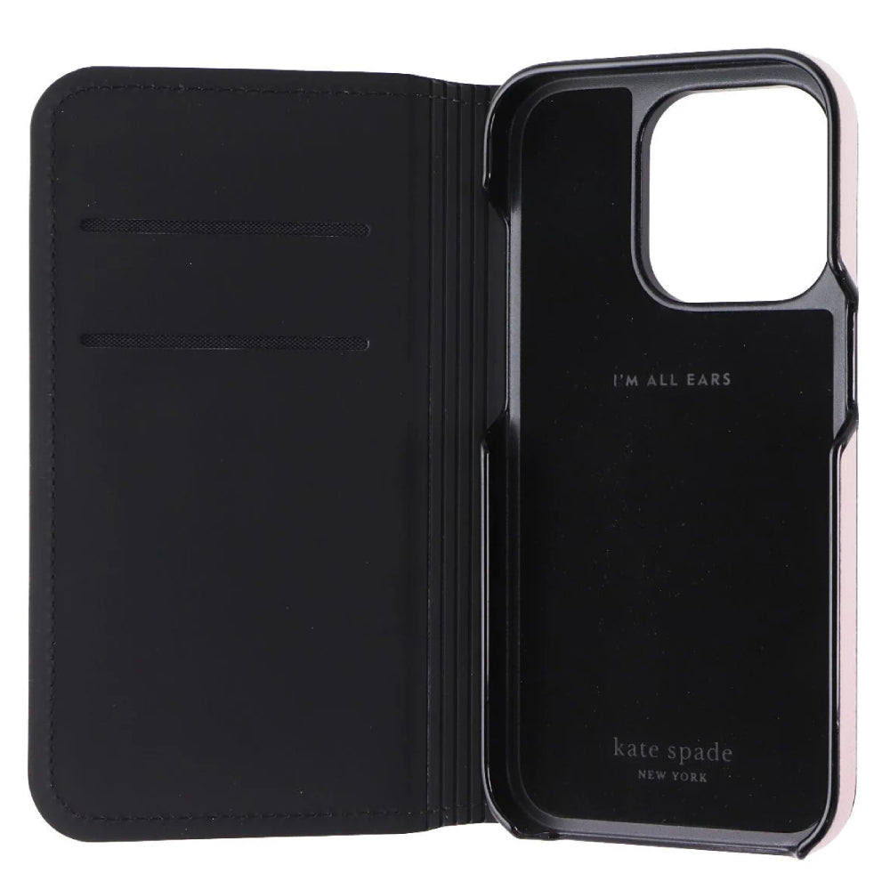 Kate Spade New York Folio Case For iPhone 14 Plus - Pale Vellum