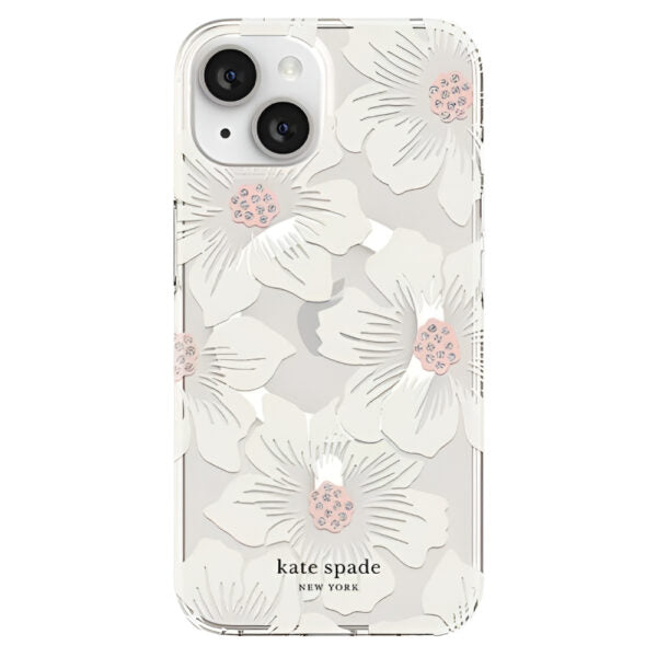 Kate Spade New York Protective Hardshell MagSafe Case For iPhone 14 Plus - Hollyhock Floral