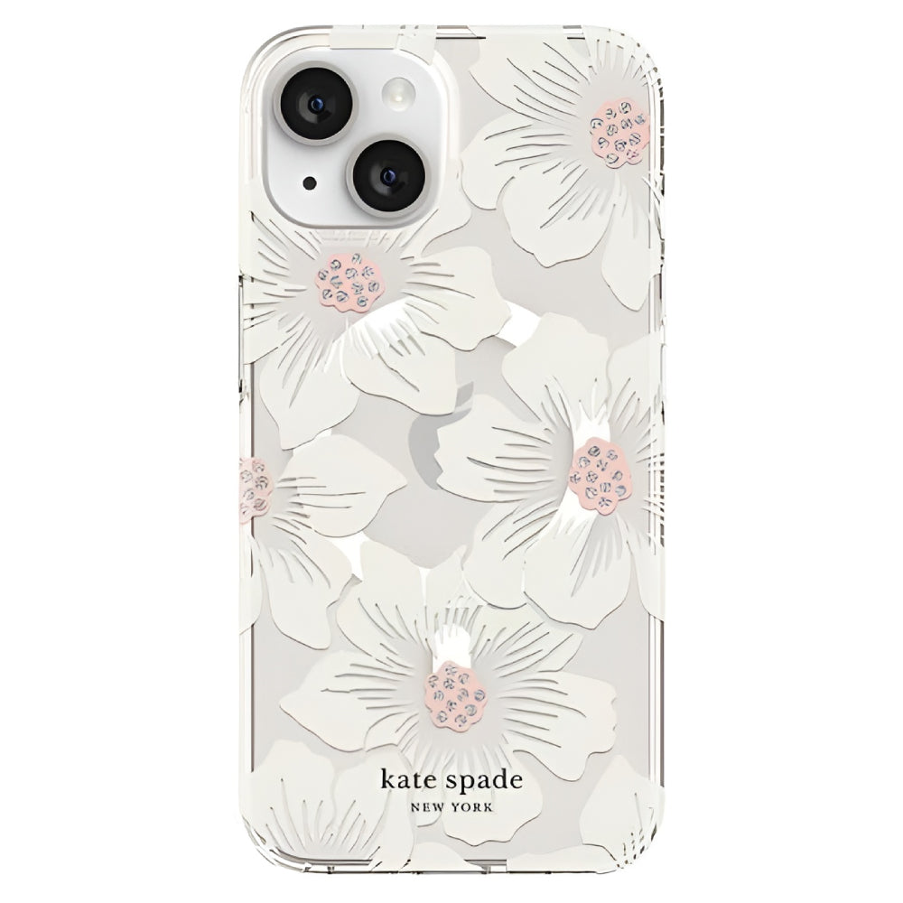 Kate Spade New York Protective Hardshell MagSafe Case For iPhone 14 Plus - Hollyhock Floral