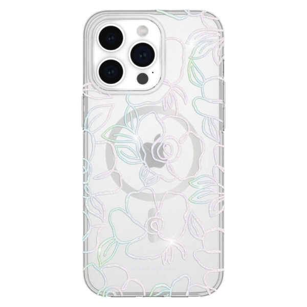 Kate Spade New York Protective Hardshell MagSafe Case For iPhone 15 Pro - Modern Floral