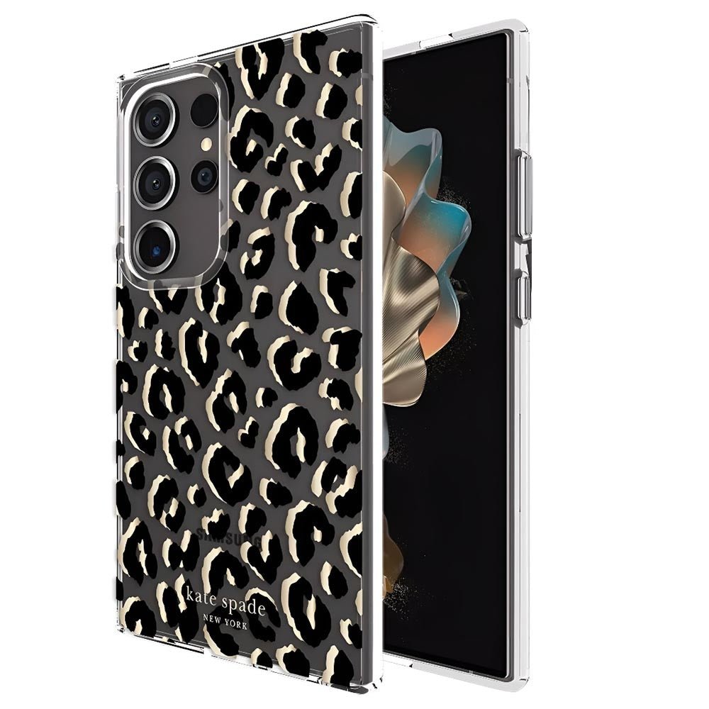 Kate Spade New York Protective Case For Galaxy S24 Ultra - City Leopard