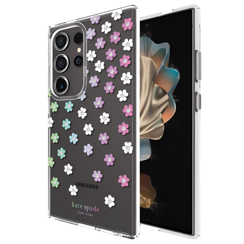 Kate Spade New York Protective Case For Galaxy S24 Ultra - Scattered Flowers