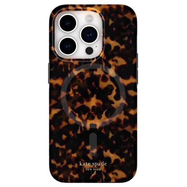 Kate Spade New York Protective Hardshell MagSafe Case For iPhone 15 Pro - Tortoise