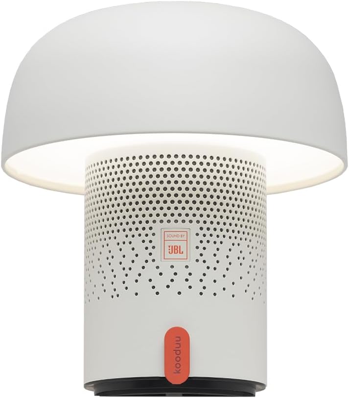 Kooduu Sensa Play Lamp/Bluetooth Speaker in White
