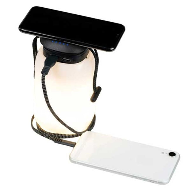 Lander Boulder Smart Lantern with Charging Hub - Black