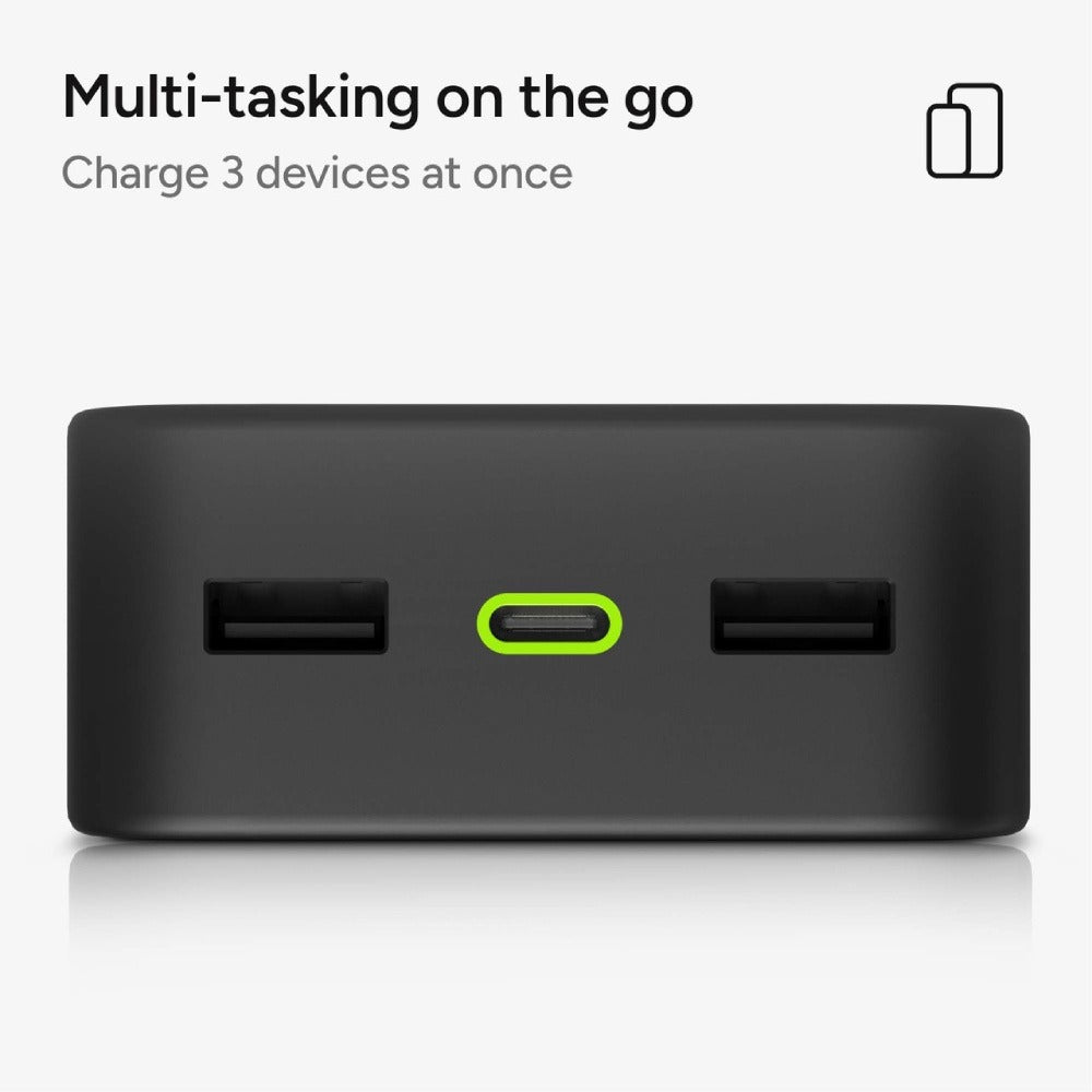 Mophie Powerstation XL 20000mAh 2x USB-A, 1x USB-C 20W PD Output – Black