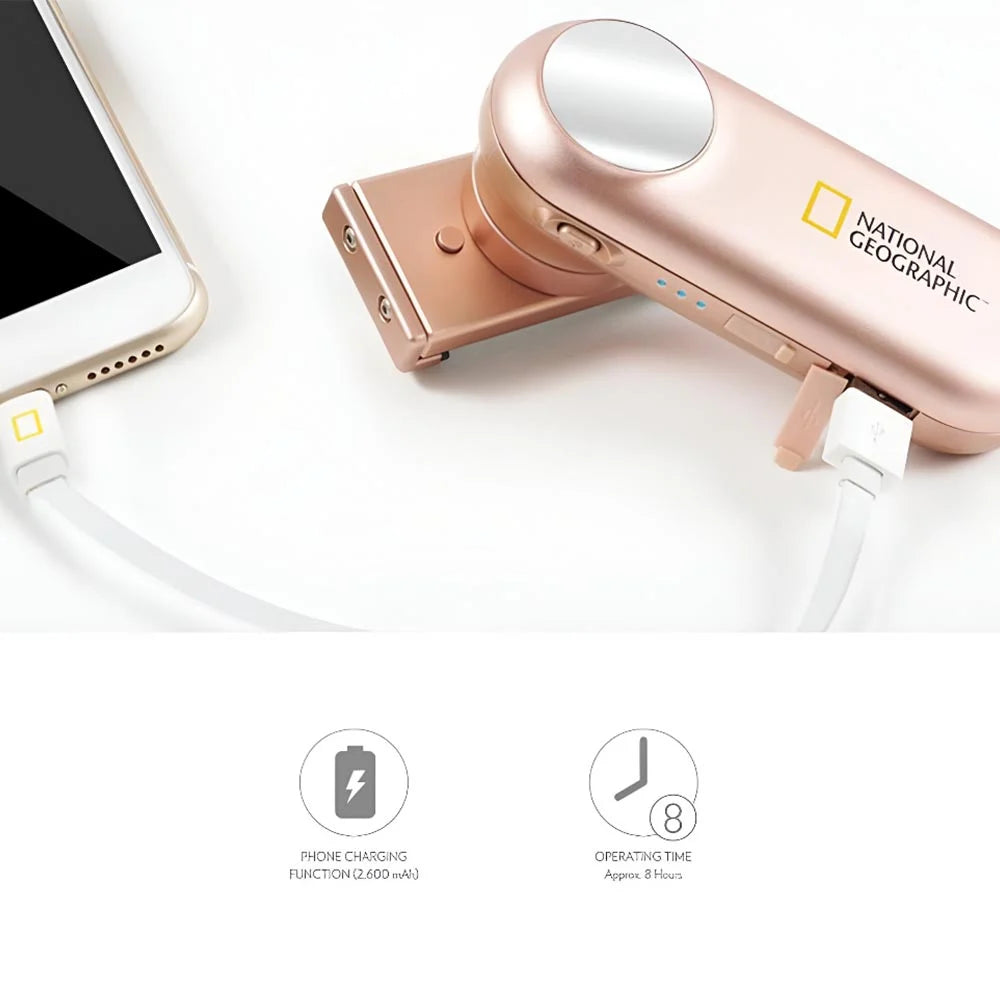 National Geographic 2600mAh Holder Handheld Stabilizer S1 – Silver